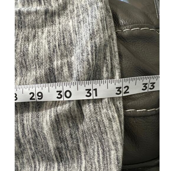 Anthropologie Saturday Sunday Open Front Sweatshirt Cardigan Black White Small - Picture 11 of 13